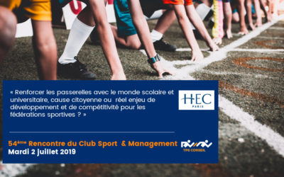 54ème Rencontre du Club Sport & Management