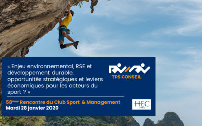 58ème Rencontre du Club Sport & Management