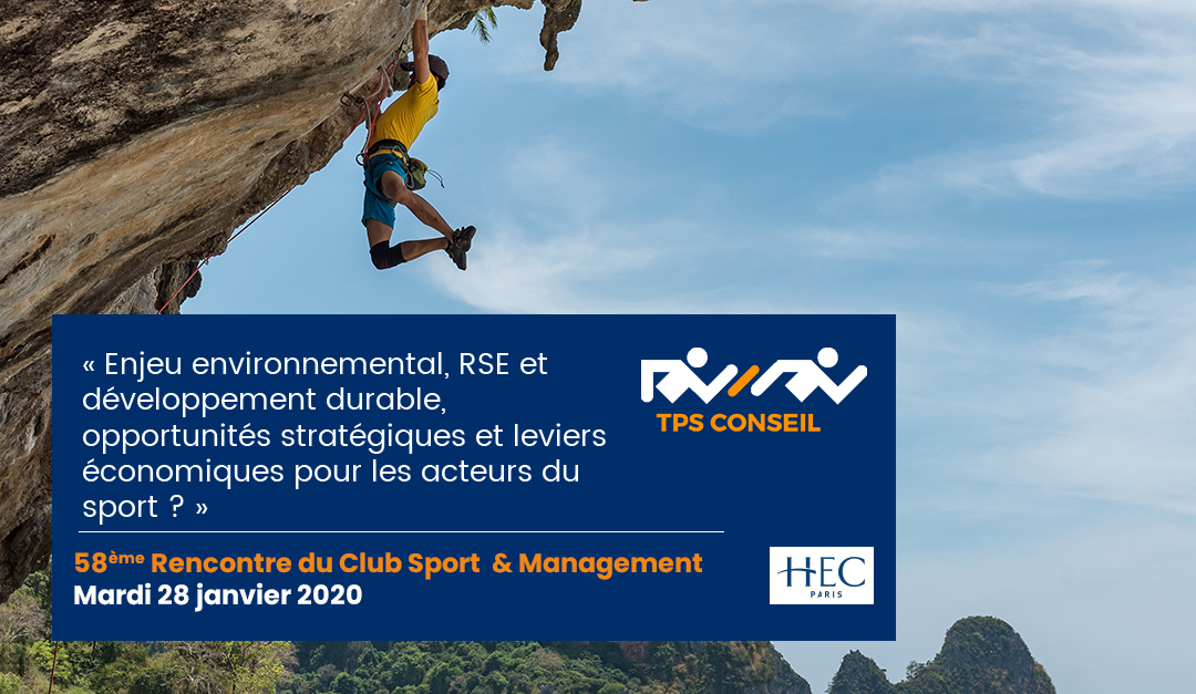 58ème Rencontre du Club Sport & Management