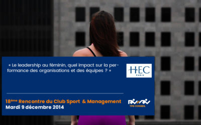 18ème Rencontre du Club Sport & Management
