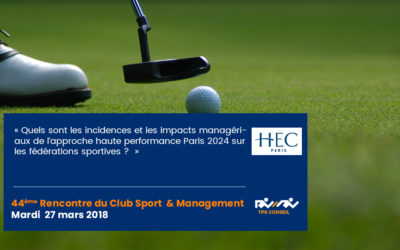 44ème Rencontre du Club Sport & Management