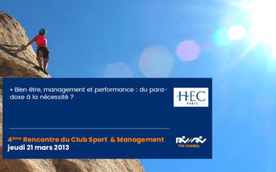 4ème Rencontre du Club Sport & Management