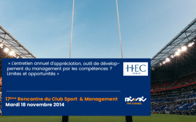 17ème Rencontre du Club Sport & Management