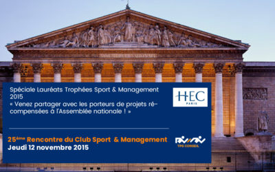 25ème Rencontre du Club Sport & Management