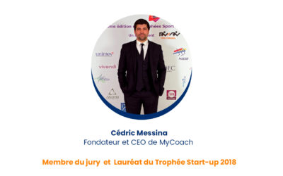 Cédric Messina – Membre du Jury et Lauréat du Trophée Start-up 2018