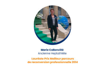 Marie Collonvillé –  Lauréate Prix Meilleur parcours de reconversion professionnelle 2014 :