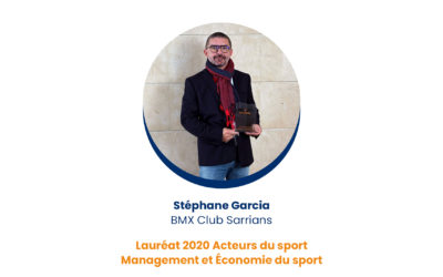 Stéphane Garcia « BMX Club Sarrians » – Lauréat 2020 Acteurs du sport Management et Économie du sport