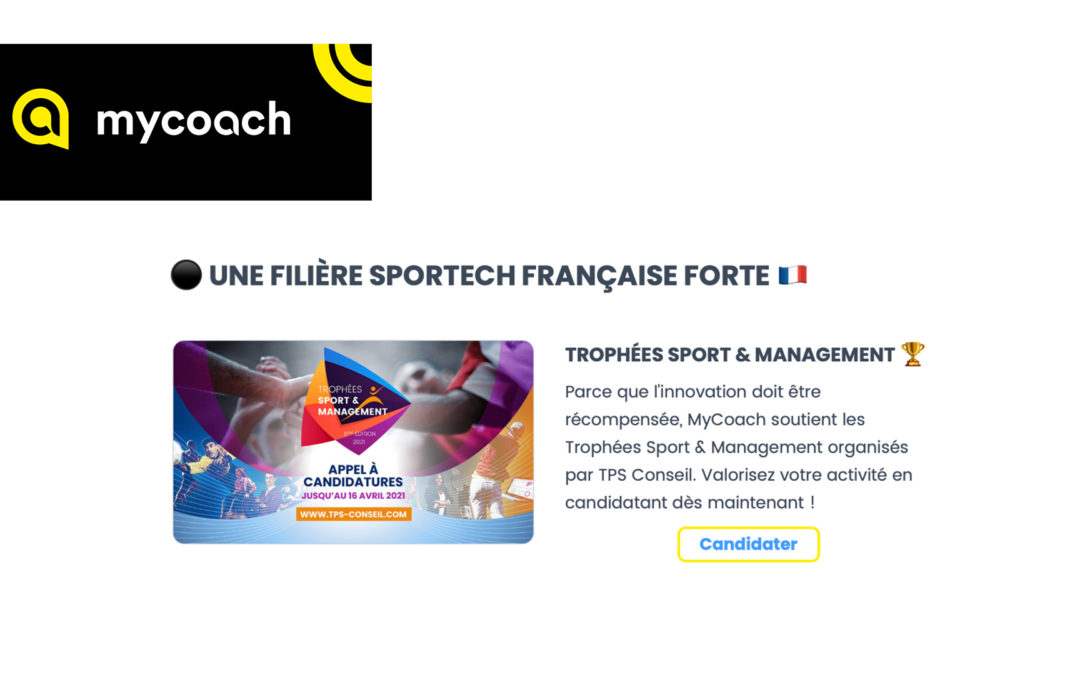 MyCoach – Ça s’est passé en mars… – mars 2021