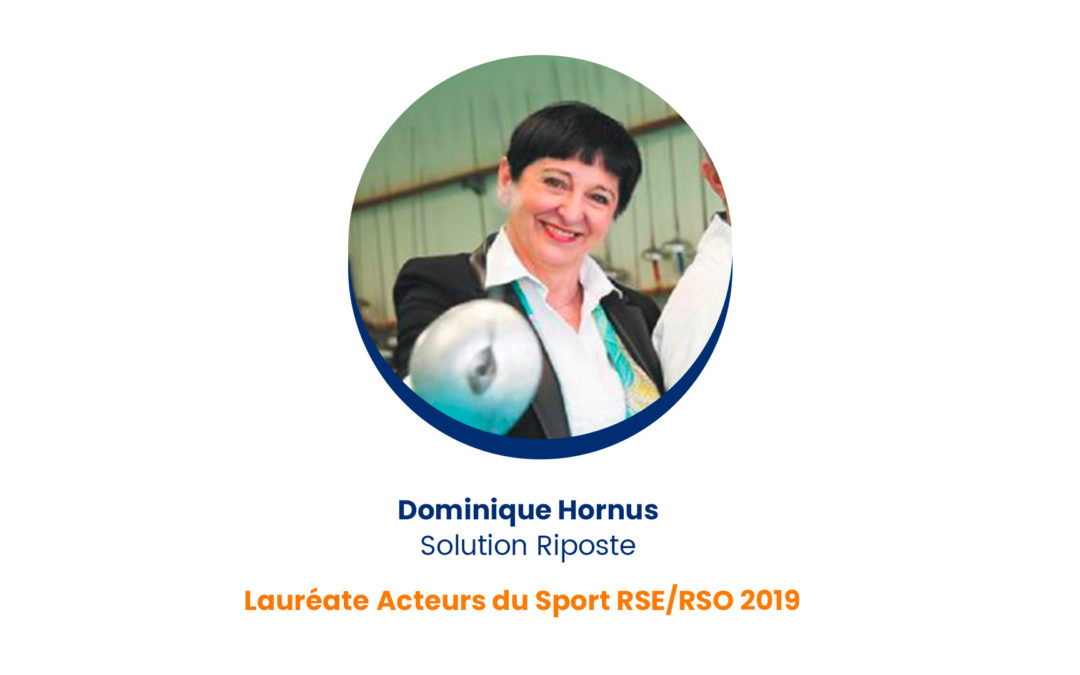 Dominique Hornus – Lauréate Acteurs du Sport RSE/RSO 2019
