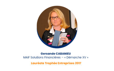Gersande CABANIEU – Lauréate Trophée Entreprises 2017