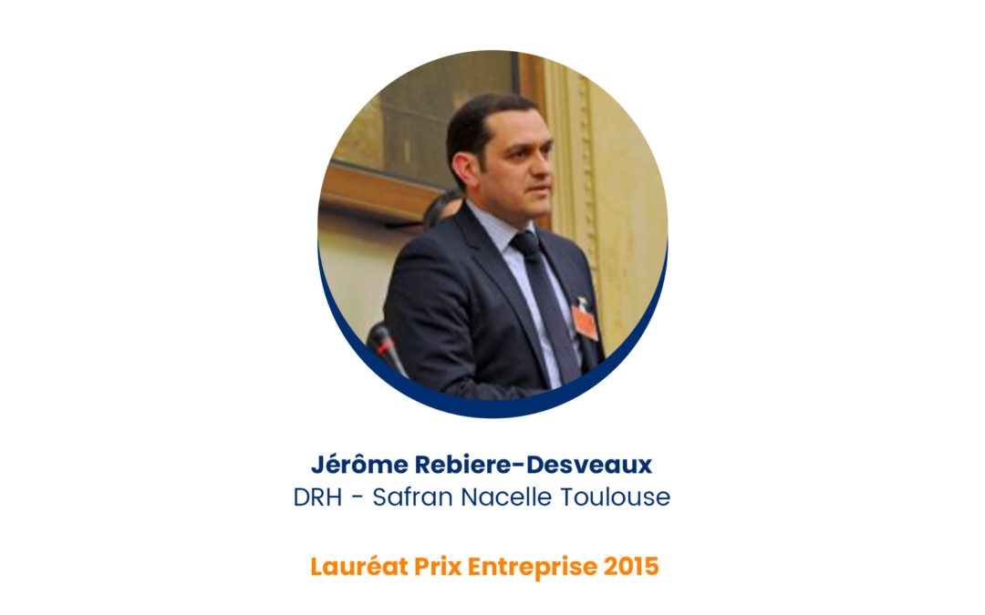 Jérôme Rebiere-Desveaux – Lauréat Prix Entreprise 2015