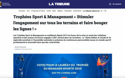 La Tribune x Trophées Sport & Management