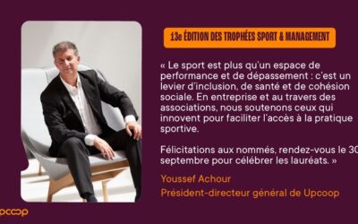 Comme l’Upcoop, engagez votre entreprise aux côtés desTrophées Sport & Management