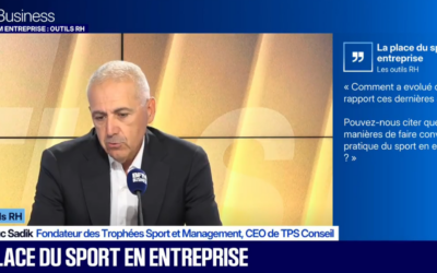 TPS Conseil sur BFM Business : la place du sport en entreprise